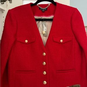 JCrew V Neck Maritime Lady Jacket